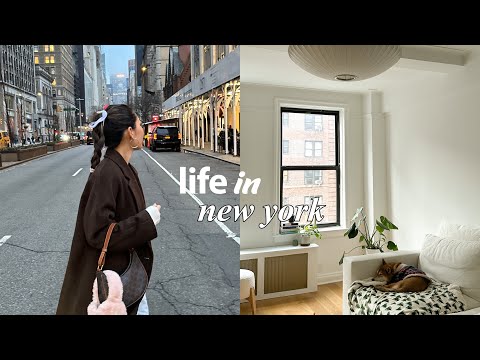 LIFE IN NYC | new years reset, simple birthday in my 20s, planning my goals