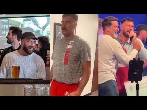 Travis Kelce Talking About Taylor Swift in random conversations for 11 Minutes straight...