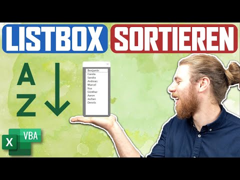 Listbox alphabetisch sortieren | Excel VBA