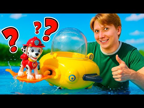 Потеряли камеру! Щенячий Патруль и поиски на подводной лодке