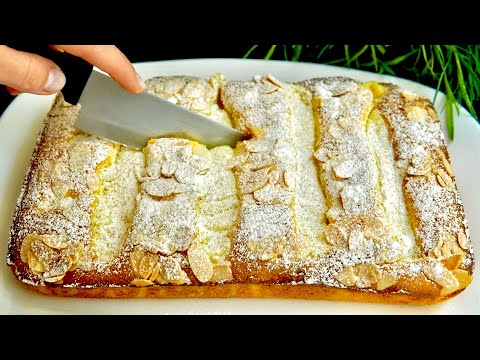 Zitronenkuchen🍋, der auf der Zunge zergeht! Kuchen in 15 Minuten! Besser als Apfelkuchen