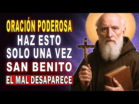 FUERTE ORACIÓN DE SAN BENITO ✝️ ESCÚCHALA SOLO UNA VEZ PARA ALEJAR A LOS ENEMIGOS PARA SIEMPRE!