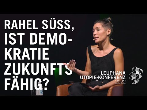 Freiheit & Demokratie neu denken? Rahel Süß und Richard David Precht auf der Utopie-Konferenz 2022
