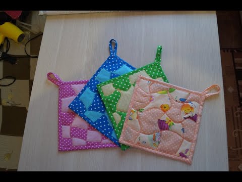 ОЧЕНЬ КРАСИВЫЕ ПЛЕТЕНЫЕ ПРИХВАТКИ