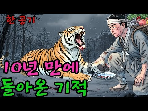잠자기전 듣는 옛날이야기(중간광고없음) | 임신한 어미 호랑이를 살려준 선비, 10년 뒤 죽을 고비에서 기적처럼 산 이유 🐯⏳| 야담 | 설화 ㅣ전설 | 오디오북 | 민담