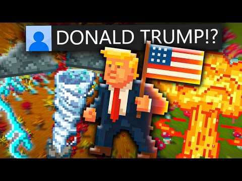 i added Donald Trump into worldbox…