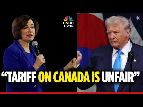Senator Amy Klobuchar Urges Trump Govt To Lift Tariffs On Canada | US-Canada Trade Relations | N18G