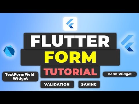 Flutter Form Tutorial | Form Validation & Saving Guide