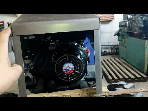 Hood for a homemade mini tractor.