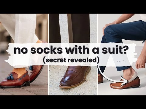 Master the Sockless Look: The No-Socks Suit Trend Decoded!