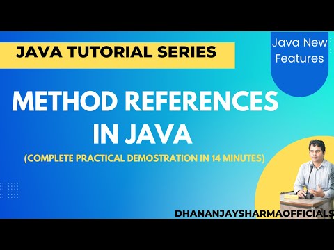 Method References in Java | Java 8 New Features | Java Tutorial in Hindi