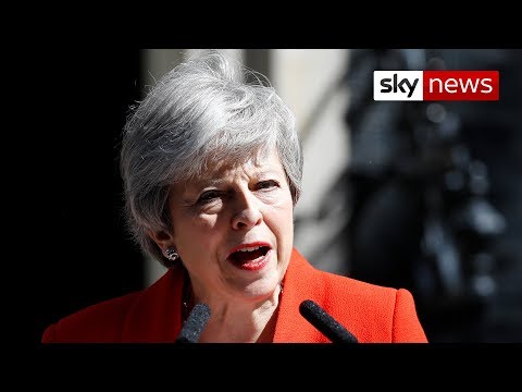 Watch Theresa May's resignation speech in full