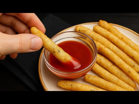 Einfaches Kartoffelrezept! Knusprige Kartoffelsticks! Leckere Pommes! Kartoffel-Snacks!