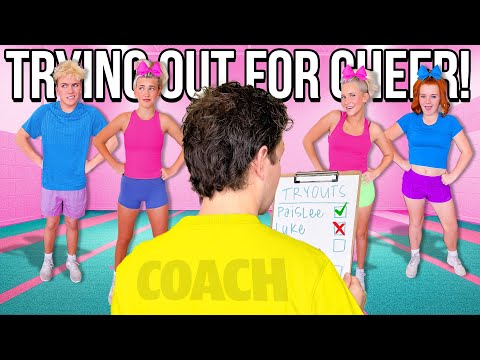 TRYiNG OUT for ANOTHER CHEER TEAM?! *will we make it?*