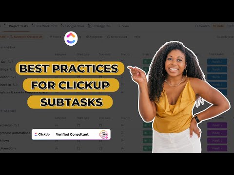 How to use ClickUp subtasks | best practices for better project management