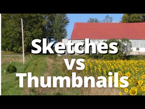Sketches vs Thumbnails in Creating Your Paintings