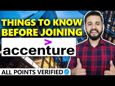 YOU MUST KNOW THESE THINGS BEFORE JOINING ACCENTURE | Interesting Facts about Joining ACCENTURE✅