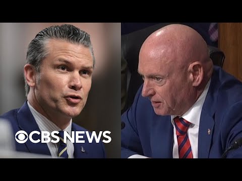 Sen. Kelly grills Hegseth about "Golden Dome" and cuts that may affect its success