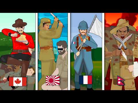 Why do these countries behave like this in war?