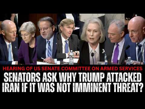 US Senate Committee on Armed Forces on Iran War Senator Asks Why War With Iran?