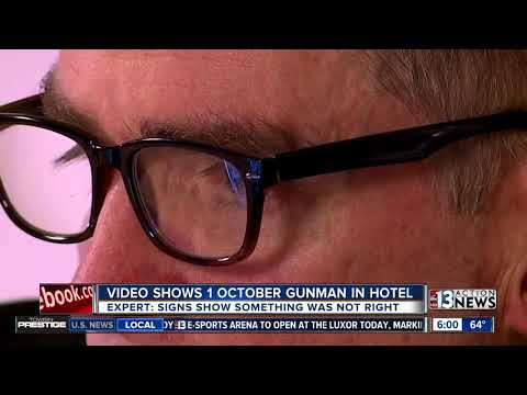 Body language expert sees telltale signs in security video of Stephen Paddock