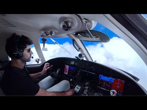 Thunderstorms and Crazy Turbulence From LA to Denver on a Private jet!