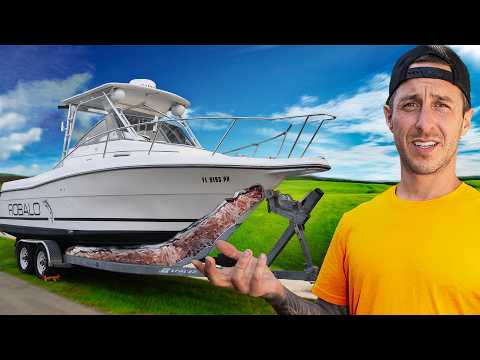 Accidentally DESTROYING my Facebook Marketplace Boat