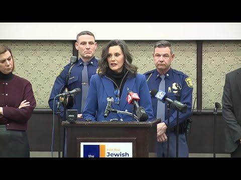 Michigan Gov. Gretchen Whitmer, others speak after Temple Israel attack