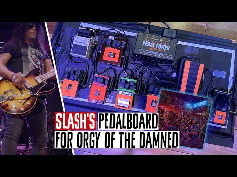 Slash's 2024 Pedalboard
