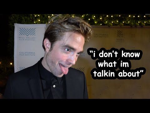 Robert pattinson lives his life like a power point presentation he didn't prepare for