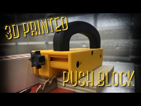 Transform Your Table Saw Safety with This 3D Printed Push Block