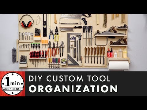 How to Make a Custom Tool Organization Board