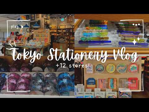 My Ultimate Tokyo Stationery Shopping Vlog | 12+ Stores! (Traveler's Factory, Hobonichi, Loft)