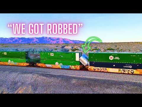 "You Got Something FALLING OUTTA YOUR TRAIN!" MUD VOLCANO Takes Out RR &TRAINS 200FT Below Sea Level