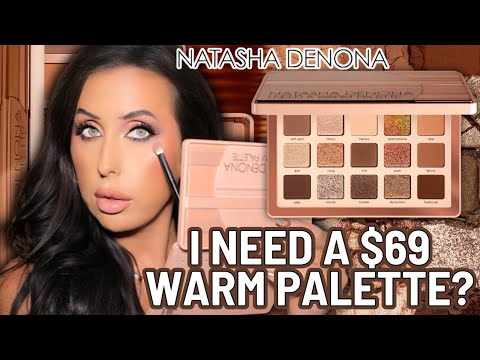 Natasha Denona I Need A Warm Palette | HOT NEW Release Alert! 2 Looks, Swatches, and Comparisons