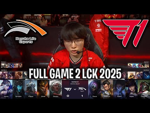 KERIA ASHE SUPPORT!🔥 - HLE vs T1 GAME 2 LCK SPRING 2025 W2D4 | HANWHA LIFE vs T1 G2 LCK 2025