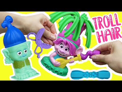Trolls Band Together Movie DIY Hairstyle Makeover! Crafts for Kids