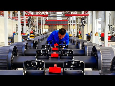 Amazing production process of truck axle, mass production China truck parts factory