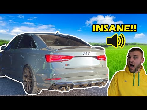 Audi S3 8V Gets a Mind-Blowing Custom Valved Exhaust Upgrade!