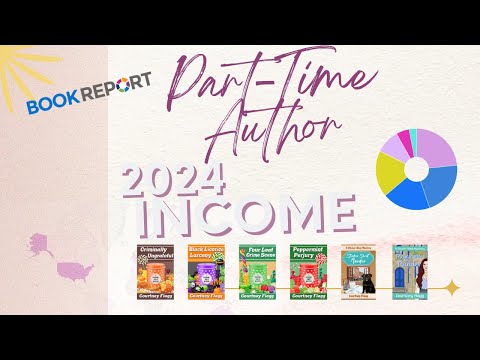 How Much Money Do Part-Time Authors Make? My 2024 Royalties & Expenses Breakdown