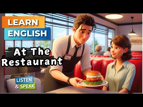 Conversation At The Restaurant  | English Questions & Answers  | Speaking Practice | Conversation .