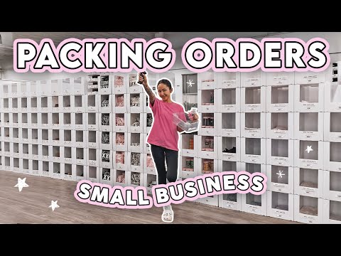 Packaging Valentine's Orders for My Small Business! 📦💘 Behind-the-Scenes Vlog ☁️