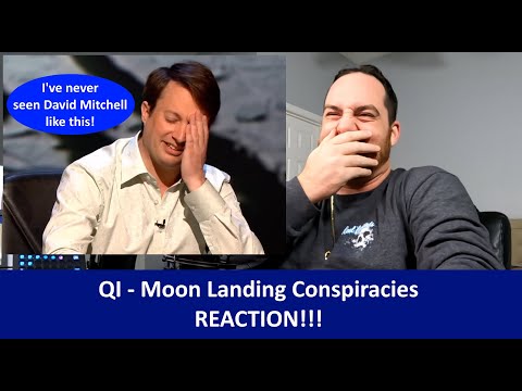 American Reacts QI | QI Versus Moon Landing Conspiracies REACTION