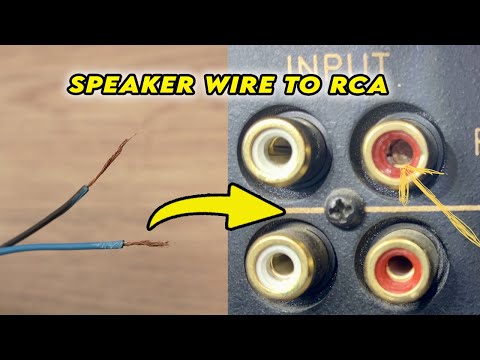 How to Connect Speaker Wire to RCA Plug - 3 Ways!