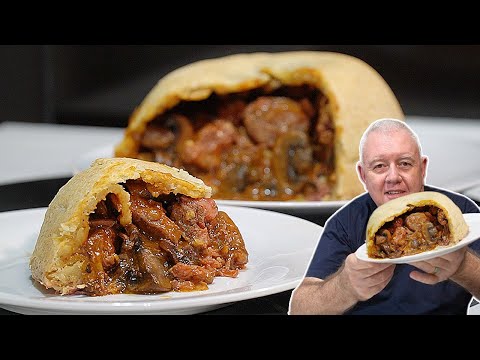 Classic Beef and Mushrooms Suet Pudding - Old-School Comfort Food!