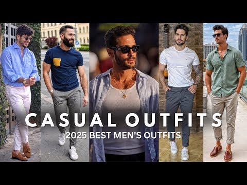 Latest Casual Outfits For Men | Men's Fashion Ideas 2025 | Best Summer Outfits For Men