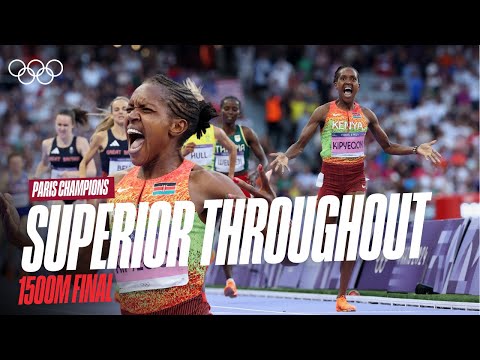GOLDEN HATTRICK COMPLETE! 🔥 | Women's 1500m final | Paris 2024