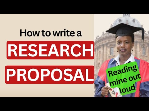 How to Write a Strong RESEARCH Proposal for PhD or MSc (My Accepted OXFORD PhD Proposal)