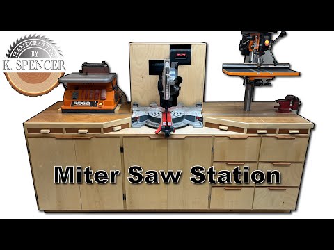 Miter Saw Station Build (for Bosch GCM12SD)