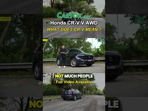 What does CR-V mean? #HondaCRV #HondaMalaysia #CarTokMY